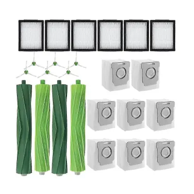 Nadomestna glavna krtača, stranska krtača Hepa Filter Dodatek za I7 I7+ I3 I3+ I4 E5 E6 E7 sesalnik