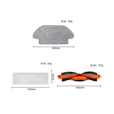 8pcs za Mi Robot Vacuum Cleaner-Mop Pro Stytj02ym 3c Sesalnik Glavna Stranska Krtača Mop Krpe Filter Univ