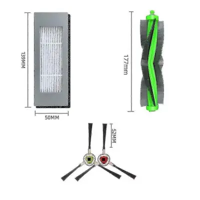11 kosov za Irobot Roomba Combo 113 R113840 Glavna krtača Hepa filter