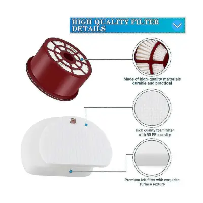 Hepa filter za Nv400 Nv401 Nv402 Dodatki za sesalnik Nadomestni del Xff400 in Xhf400