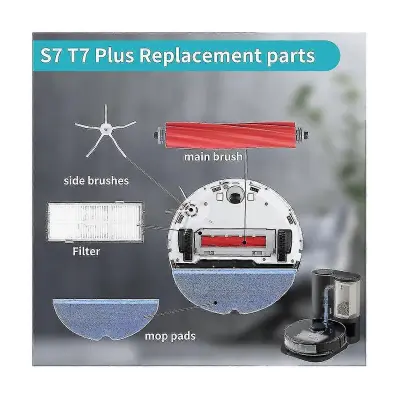 Glavna Krtača Stranska Krtača Hepa Filter za S7 S7 Plus T7s G10 Robotski Sesalnik Dodatki