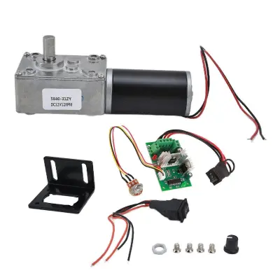 5840 31ZY12V12RPM 12V DC Turbo motor s polžastim motorjem Dodatki strojev za zmanjšanje hitrosti z 8 mm gredjo