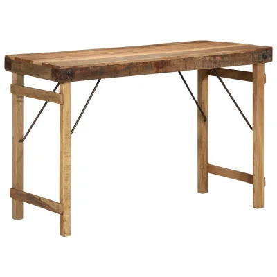vidaXL Jedilna miza 110x55x76 cm Trden predelan les