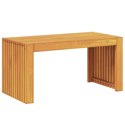 vidaXL Vrtna kavčna miza 70x35x35 cm Masiven les akacija
