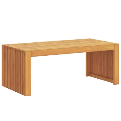 vidaXL Vrtna klubska miza 90x45x35 cm Trden les Akacija
