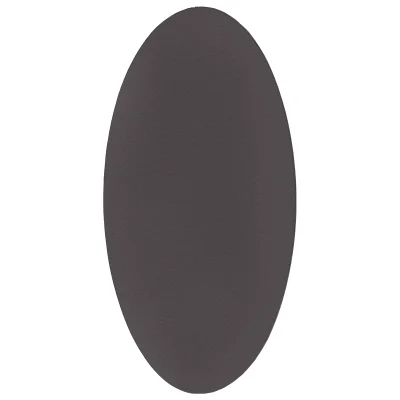 vidaXL Preproga "HUARTE" Antracit 100x200 cm Ovalna