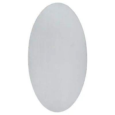 vidaXL Preproga "HUARTE" Siva 100x200 cm Ovalna