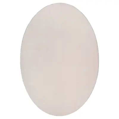 vidaXL Preproga "HUARTE" Pesek 120x170 cm Ovalna