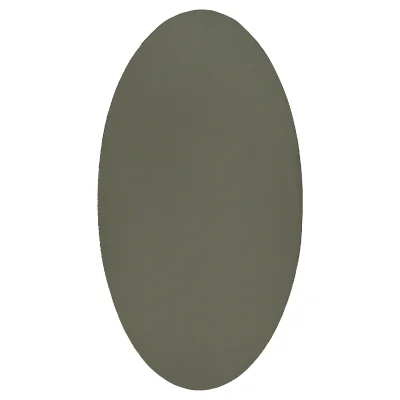 vidaXL Preproga "HUARTE" Gozdno zelena 80x150 cm Ovalna