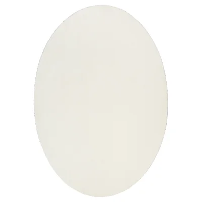 vidaXL Preproga "HUARTE" Krem 140x200 cm Oval