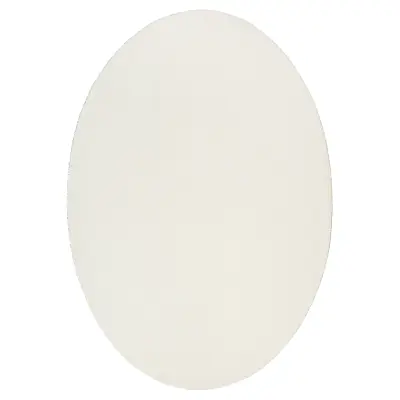 vidaXL Preproga 'HUARTE'kremna 160x230 cm ovalna