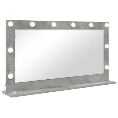 VidaXL ogledalo za ličenje Betonsko sivo Beton 100 x 55 x 18 cm Ogledalo
