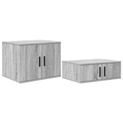vidaXL Kabinet za shranjevanje Siva Sonoma 108x41x40 cm Inženirski les