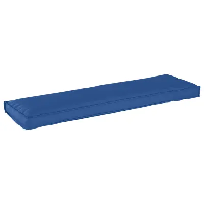 vidaXL Blazina za palete za klop Royal Blue 140x40x8 cm Oxford tkanina