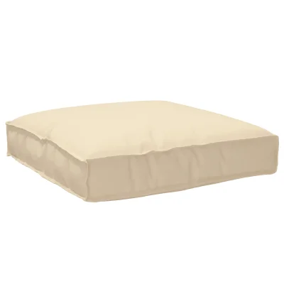 vidaXL Blazina za palete za sedišče Bež 80x80x12 cm Oxford tkanina