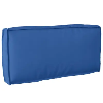 vidaXL blazina za palete za podporo hrbta Kraljevsko modra 80x40x12 cm Oxford tkanina