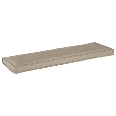 vidaXL Blazina za palete za klop Taupe 140x40x8 cm iz Oxford tkanine