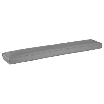 vidaXL Blazina za palete za klop Siva 200x40x8 cm Oxford Tkanina
