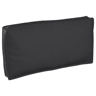 vidaXL paletna blazina za sedež/nazaj črna 120x60x12 cm Oxford tkanina