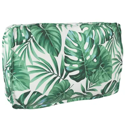 vidaXL Blazina za naslonjalo s cvetličnim vzorcem 70x40x12 cm iz Oxford tkanine