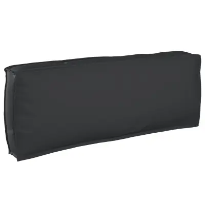 vidaXL blazina za oporo hrbta črna 120x40x12 cm Oxford tkanina