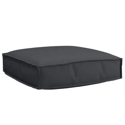 vidaXL Blazina za sedež črna 60x60x12 cm Oxford Fabric