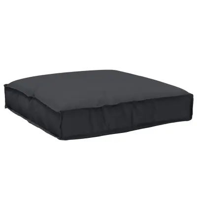 vidaXL Blazina za palete za sedež črna 80x80x12 cm Oxford tkanina