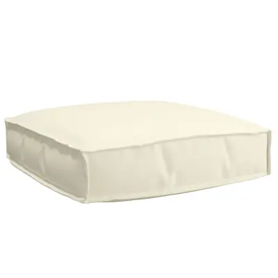 vidaXL Blazina za sedenje Kremna 60 x 60 x 12 cm Oxford tkanina