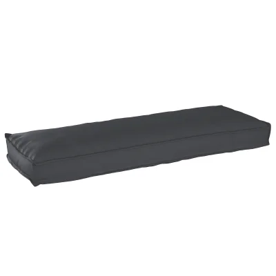 vidaXL blazina za klop Črna 120x40x8 cm Oxford tkanina