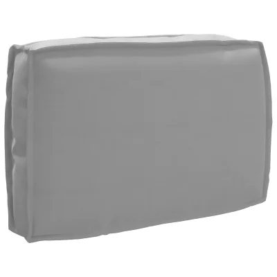 vidaXL Blazina za palete za hrbet Siva 60x40x12 cm Oxford tkanina