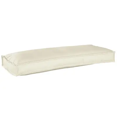 vidaXL Prekrivalo za palete za klop Kremno 100x40x8 cm Oxford tkanina