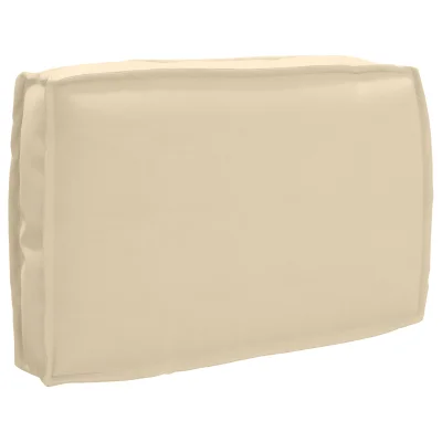 vidaXL Blazina za naslonjalo bež 60x40x12 cm Oxford tkanina