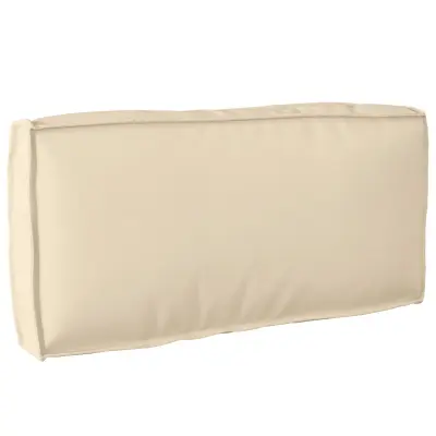 vidaXL blazina za hrbtno oporo Bež 80x40x12 cm Oxford tkanina