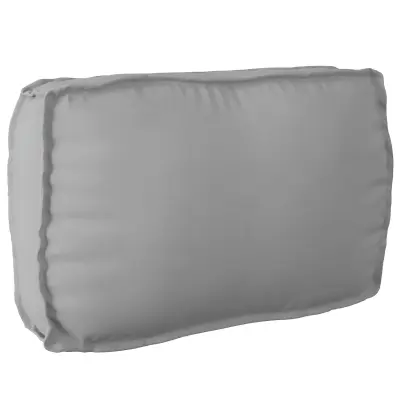 vidaXL Blazina za palete za hrbet Siva 70x40x12 cm Oxford tkanina