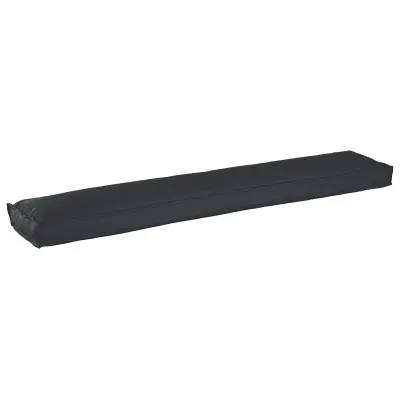 vidaXL Blazina za palete za klop Črna 200x40x8 cm Oxford tkanina