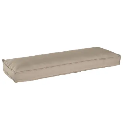 vidaXL Cushion za palete za klop Taupe 120x40x8 cm Oxford tkanina