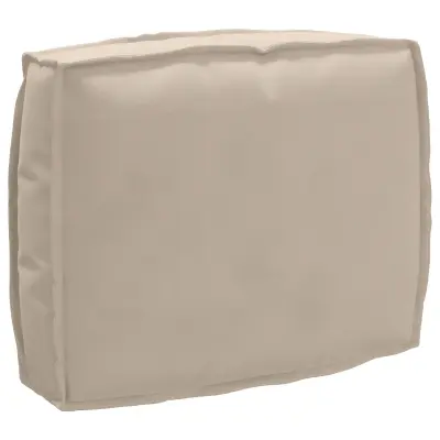 vidaXL Blazine za naslon za hrbet Taupe 50x40x12 cm Oxford tkanina