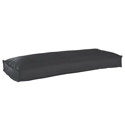 vidaXL Blazina za klop Črna 100x40x8 cm Oxford tkanina