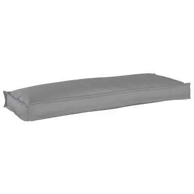 vidaXL Blazina za paleto siva 110x40x8 cm Oxford tkanina