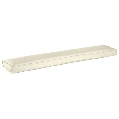 vidaXL Pregrinjalo za klop Krem 200x40x8 cm Oxford tkanina
