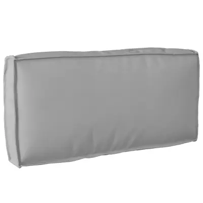 vidaXL Blazina za palete za hrbet Siva 80x40x12 cm Oxford tkanina