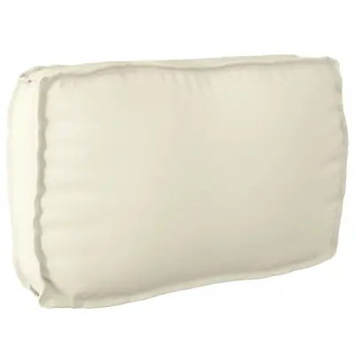 vidaXL Blazina za naslon 70x40x12 cm Oxford tkanina Krem