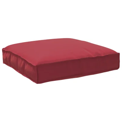 vidaXL Podloga za palete Vinska rdeča 80x80x12 cm Oxford tkanina