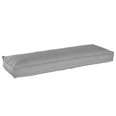 vidaXL Blazina za klop Siva 120x40x8 cm Oxford tkanina