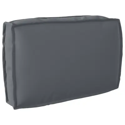 vidaXL Blazina za palete za naslon Antracit 60x40x12 cm Oxford Fabric