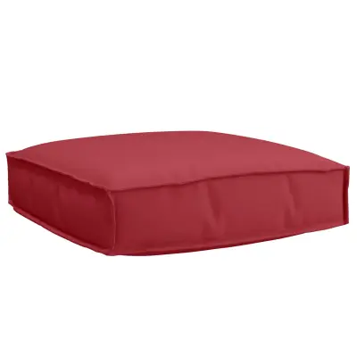 vidaXL Blazina za Sedež Bordo 60x60x12 cm Oxford Tkanina
