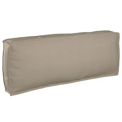 vidaXL Blazina za naslon Taupe 120x40x12 cm Oxford tkanina