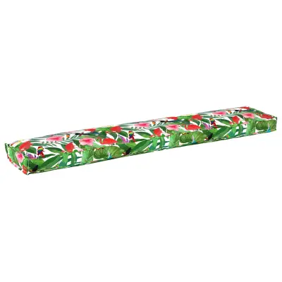 vidaXL Blazina za klop Tropska džungla 200x40x8 cm Oxford tkanina