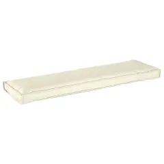 vidaXL blazina za klop kremna 140x40x8 cm oksford tkanina