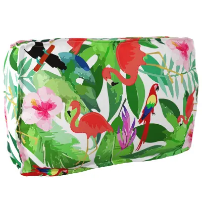 vidaXL Blazina za naslon nazaj Tropska džungla 70x40x12 cm Oxford tkanina